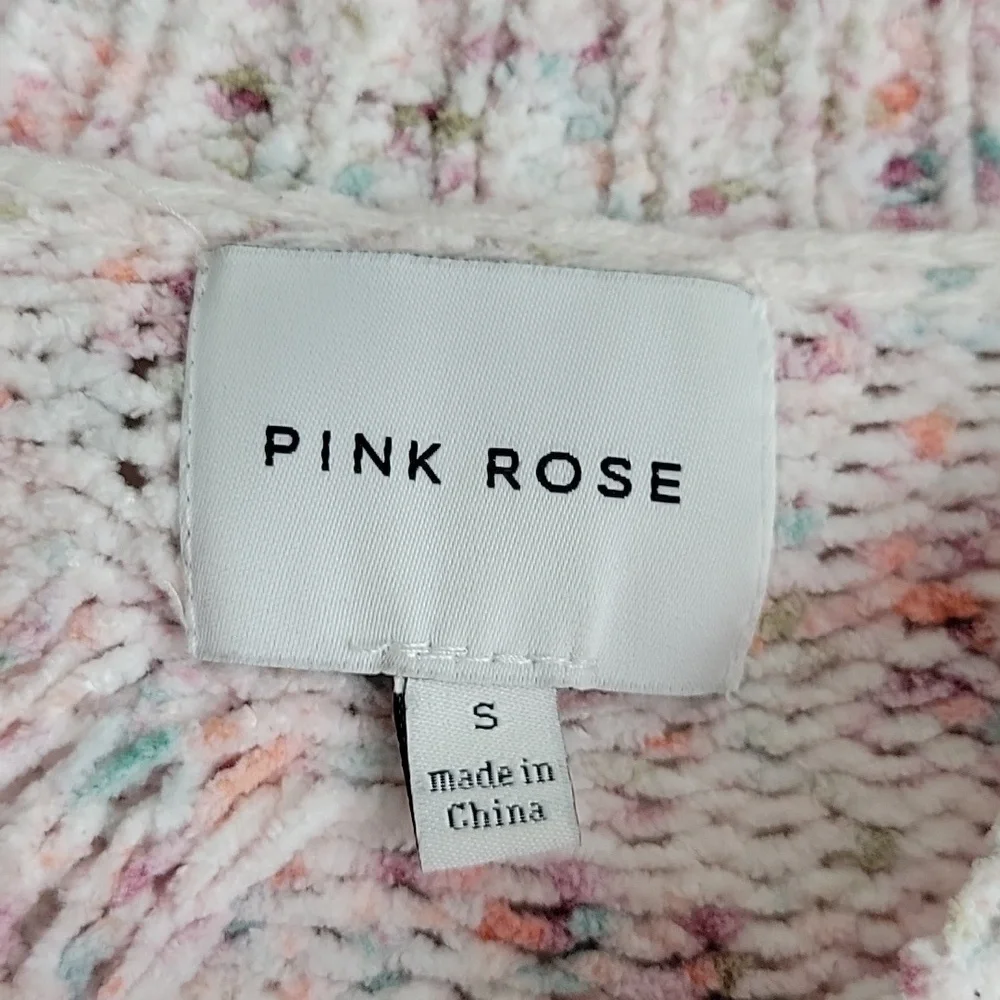 Pink Rose Women's Sweater - Picture 4 of 10